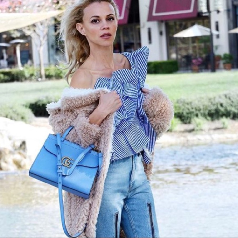 Ruffled One Shoulder Top